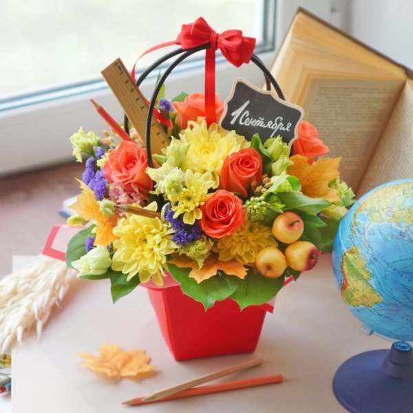 букет 1 сентября (1с30) из 1 Сентября - Интернет магазин цветов ЭДЕМ в Хабаровске